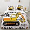 Bedding Three-Piece 3D Digital Printing Cartoon Car Children'S Quilt
