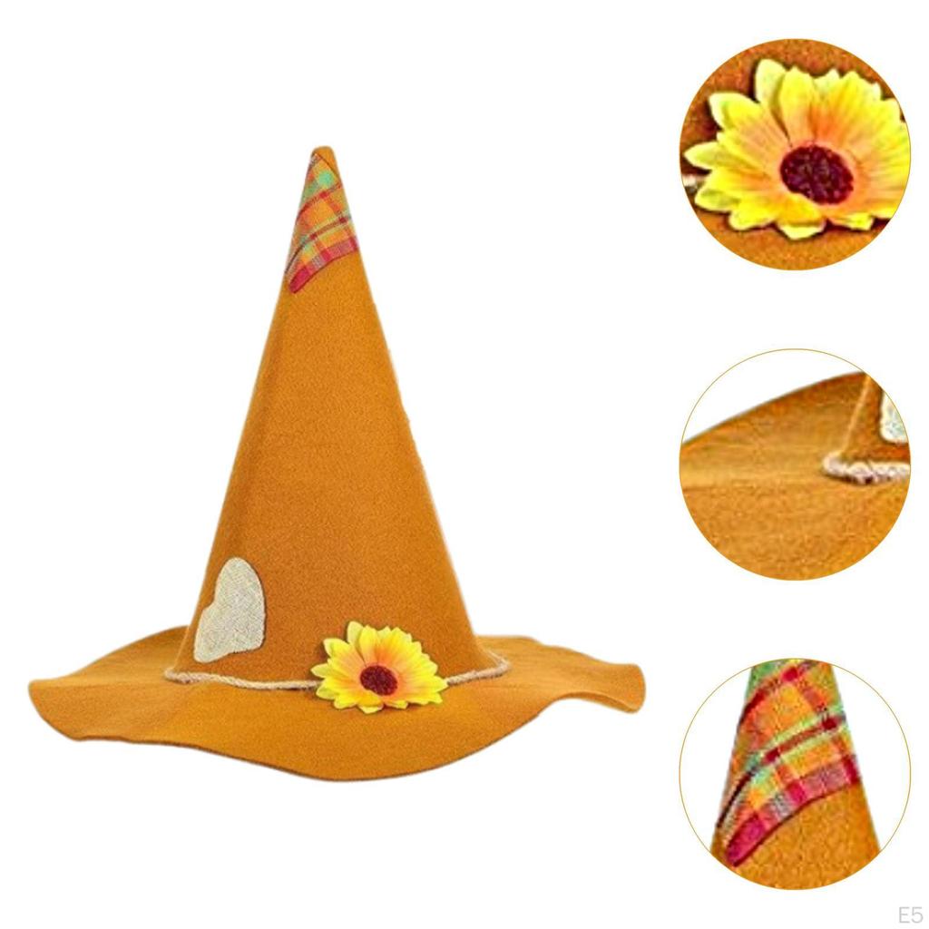 Хэллоуин Шляпа Пугала Новинка Остроконечная для Маскарада Фестиваля Карнавала