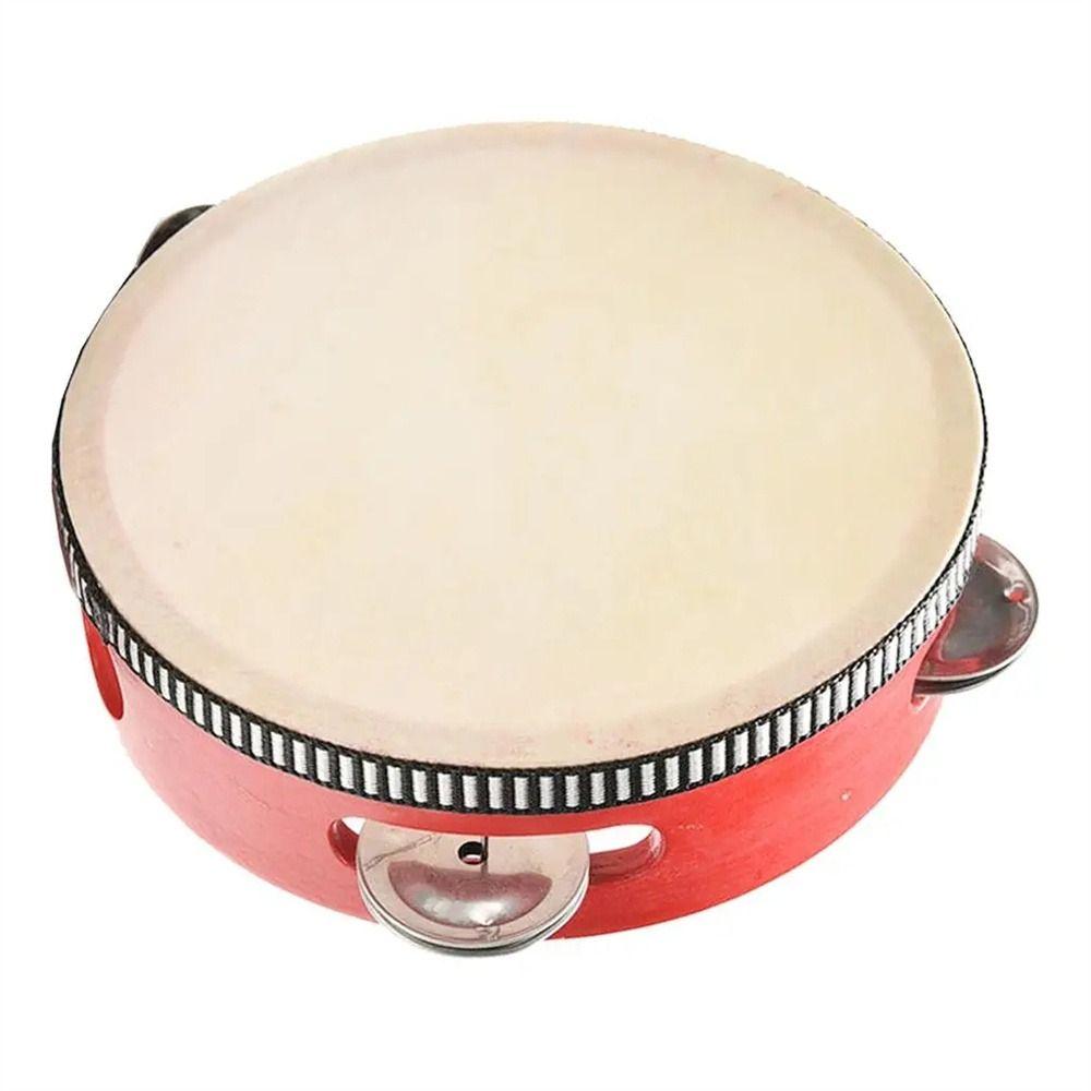 Drumming Toy Handheld Drum 4/6/8/10inch Kids Drum Children Toys Tambourine  Musical Instruments