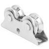 Groove Wheel V Shaped with Bracket 45 Steel for Inverted Track Rolling Sliding Gate