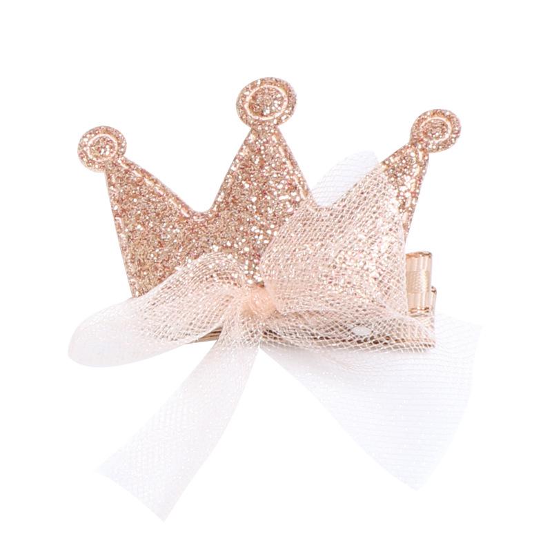 Набор из 40 заколок для волос для девочек: Дизайны «Зайчик», «Корона», «Звезда», «Сердце» и «Бантик» из ПУ кожи и хлопка.