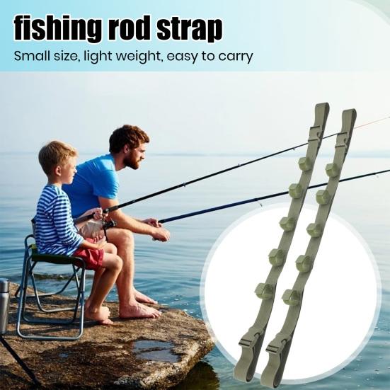 2 шт. автомобильный держатель удочки 5 петель регулируемый сверхмощный автомобиль внедорожник грузовик фургоны стойка для удочки ремень для хранения фиксирующий ремень-органайзер