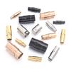 Stainless Steel Magnetic Clasps Bracelet Cord End Caps Connectors For Leather Bracelet Necklace Craft Jewelry Making Supplies