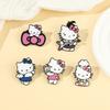 Милый кот мягкий милый сладкий мультяшный Sanrio металлическая значок Kulomie сплав сумка брошь