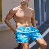Летние плавки с 3D-цифровой печатью, компрессионной подкладкой и быстросохнущие шорты с карманами для мужских пляжных шорт