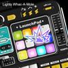 Детский DJ-контроллер Музыкальная игрушка Микшер с микрофоном Светодиодная подсветка Электронная музыкальная игра DJ-вертушка Для детей Подарки на день рождения