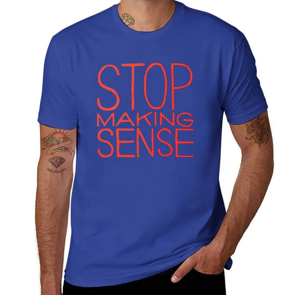 Stop Making Sense T-Shirt Short sleeve tee shirts graphic tees summer tops plain plain t shirts