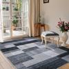 HAOCOO Washable 200x250cm Tatami Suitable for Spring and Nordic Modern and Odor Rectangular Suitable for Indoor All Mosaic Gray Carpet, (3 Mats),