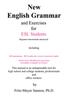 Книга New English Grammar for ESL Students