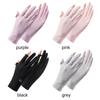Fashion Summer Touch Screen Women Gloves Ice Silk Gloves Mittens Sunscreen Gloves