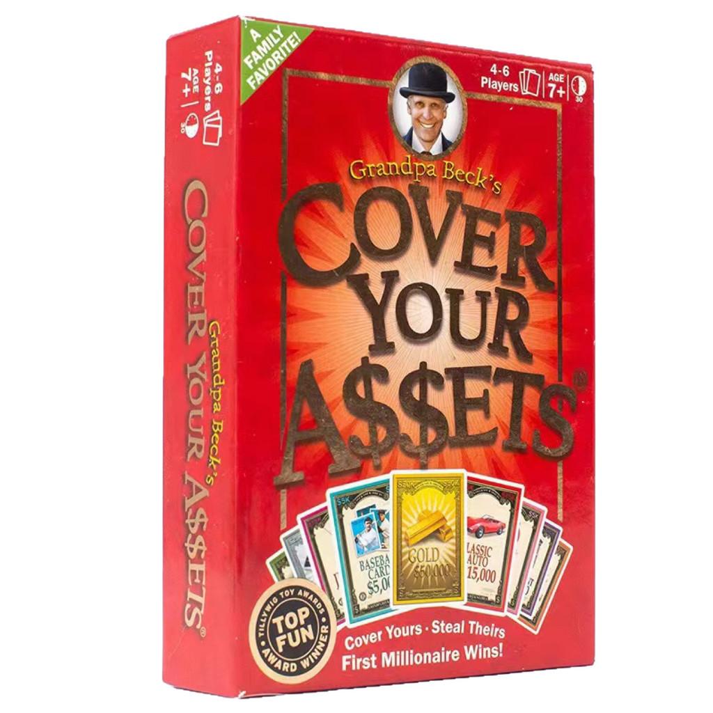 Grandpa Becks Cover Your Assets Family Card Game With Strategy For Home Play And Kids