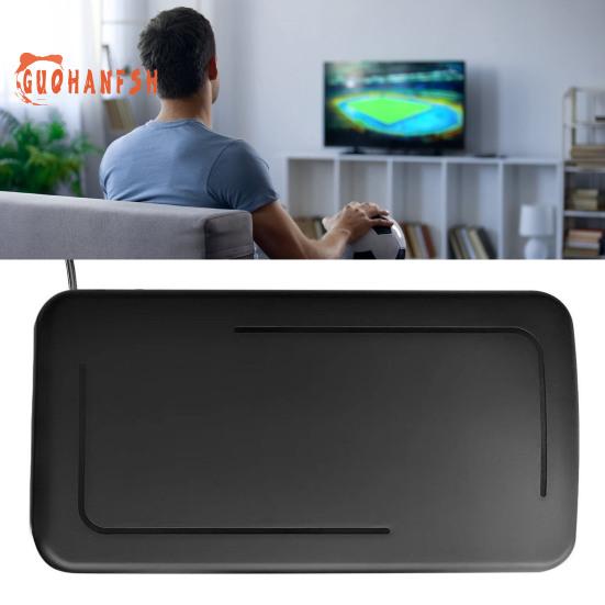 Цифровая ТВ-антенна с поддержкой разрешения 4K 1080P, высокая четкость, радиус действия 500 миль, бесплатные местные каналы, усилитель всех телевизионных сигналов, универсальная ТВ-антенна, ТВ-принадлежности