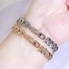 WWJ Япония и Южная Корея Простая мода Цирконовая цепочка для ручного украшения Женские ювелирные изделия Модный классический теннисный браслет