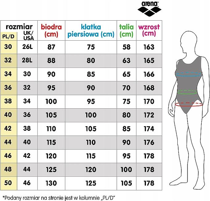 Y8728 Arena Feel Talea U Back ONE PIECE Swimsuit 36