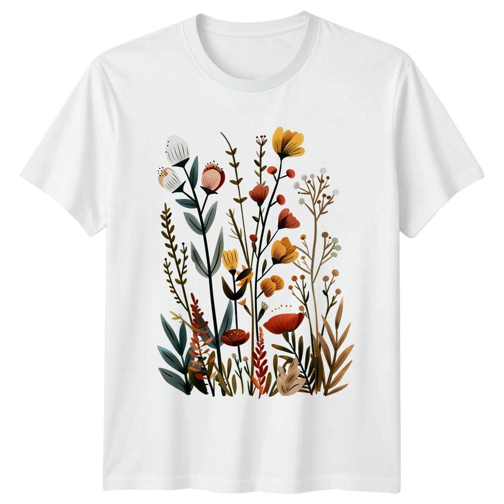 Unisexs TShirt Wildflowers Gardening 2026 Birthday Gift For Her