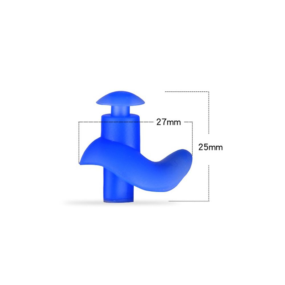 1Pair Soft Blocks Silicone Spiral Waterproof Plug Swimming Ear Protection Diving Earplugs