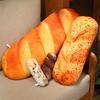 3D Simulated Bread Pillow for Girls Sleeping with Long Strip Pillow Cute Baguette Pillow Plush Toy Doll