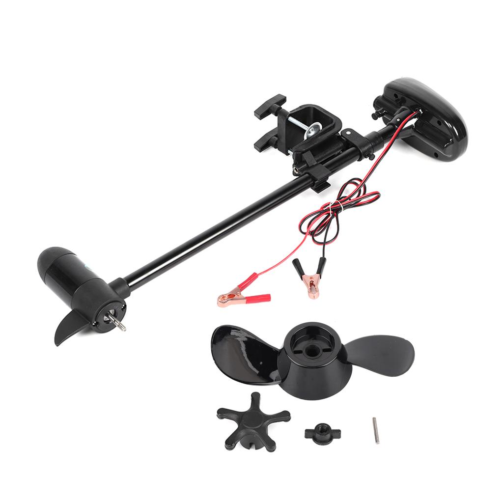 12V 18lbs Brushed Multi?Gear Electric Mount Trolling Motor with Propeller for Inflatable Boat