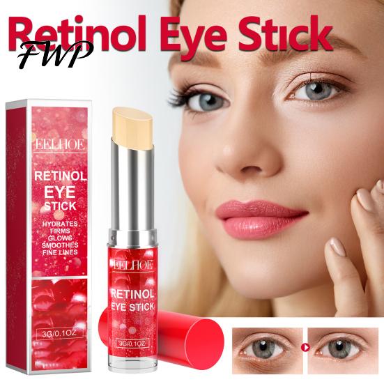 Reduce Fine Lines Eye Cream EELHOE Retinol Stick Renewing & Firming Under Balm for Dark Moisturizer Circles, Puffiness, Wrinkles Travel Essentials