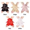 Sunscreen Mitten Long Fingerless Lace Gloves Mesh Mitten Half Finger Fishnet Gloves Dance Gloves