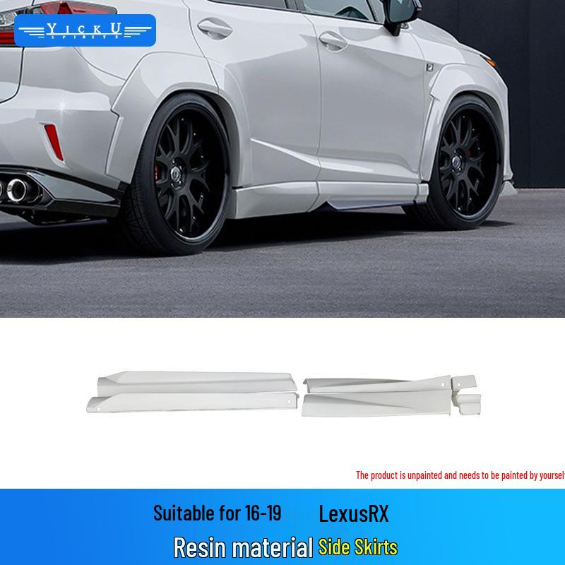 Lexus RX 2016-2019 Карбоновый обвес AIM Style: Передний и задний спойлеры-губы, Расширители колесных арок (Wide Body).