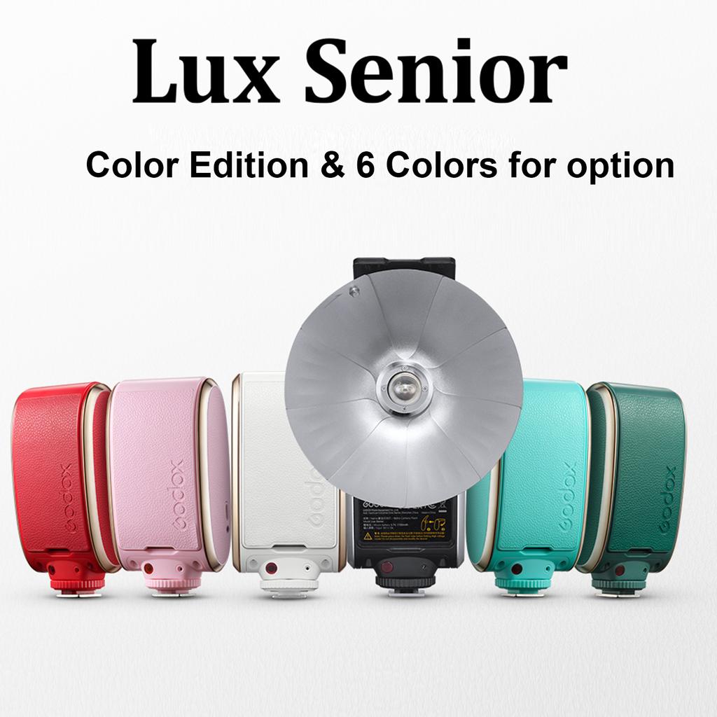 Godox Lux Senior Retro Camera Flash GN14 Color Temperature 6000K Auto & Manual Flash Modes 11-164