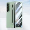 For Samsung Z Fold 7 6 5 4 3 Phone Accessories Gift Hard PC Colorful Frosted Case Cover with Screen Protector and Pen