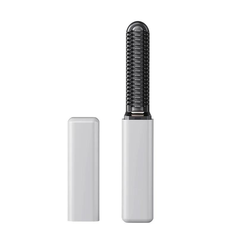 Чесалка для челки Мини-расческа для прямых волос Беспроводная USB-зарядка Портативная плойка Портативная стайлинговая электрическая расческа Не повреждает волосы
