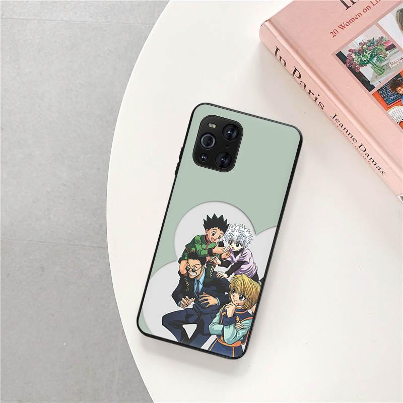 Чехол для телефона для OPPO A53 A52 A95 K9 A74 A94 A93 A55 Reno 6 4 3 Pro 5G A9 Ace F11 Find X2 Hunter X Hunter Hisoka, черный чехол с аниме