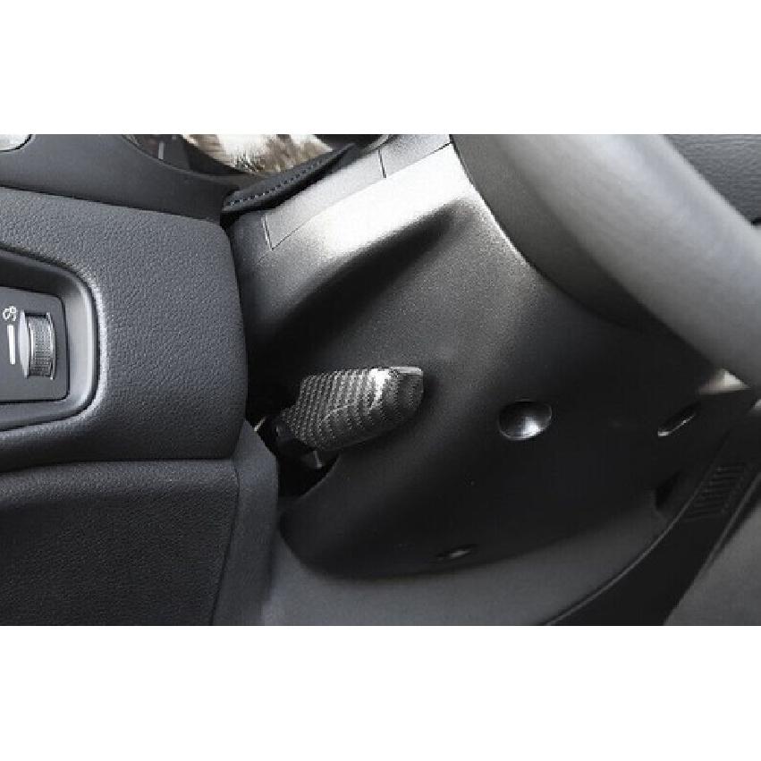 Для Jeep Compass 2017-2021 Отделка крышки регулировки высоты рулевого колеса из углеродного волокна