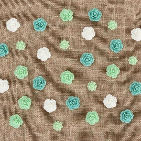 40 шт. розовые кнопки-гвоздики, милые в форме цветка, надежные, яркий дизайн, декоративные канцелярские кнопки