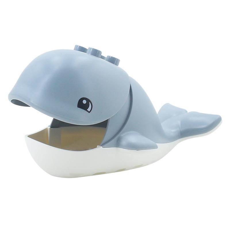 Крупные морские животные Строительные блоки: Кит, Краб, Черепаха, Крокодил, Морской конёк, Пингвин