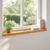 Window Sills 2 pcs Light Brown 100 x 30 x 2 cm Solid Wood Beech