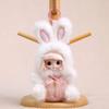 Милые Кролики Виниловые Куклы Брелоки Плюшевые Набитые Мягкие Брелоки Рюкзак Подвески Декоративные Игрушки Подарки