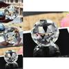 Stunning Clear Cut Crystal Sphere 50mm Faceted Gazing Ball Prisms For Decorative Suncatcher