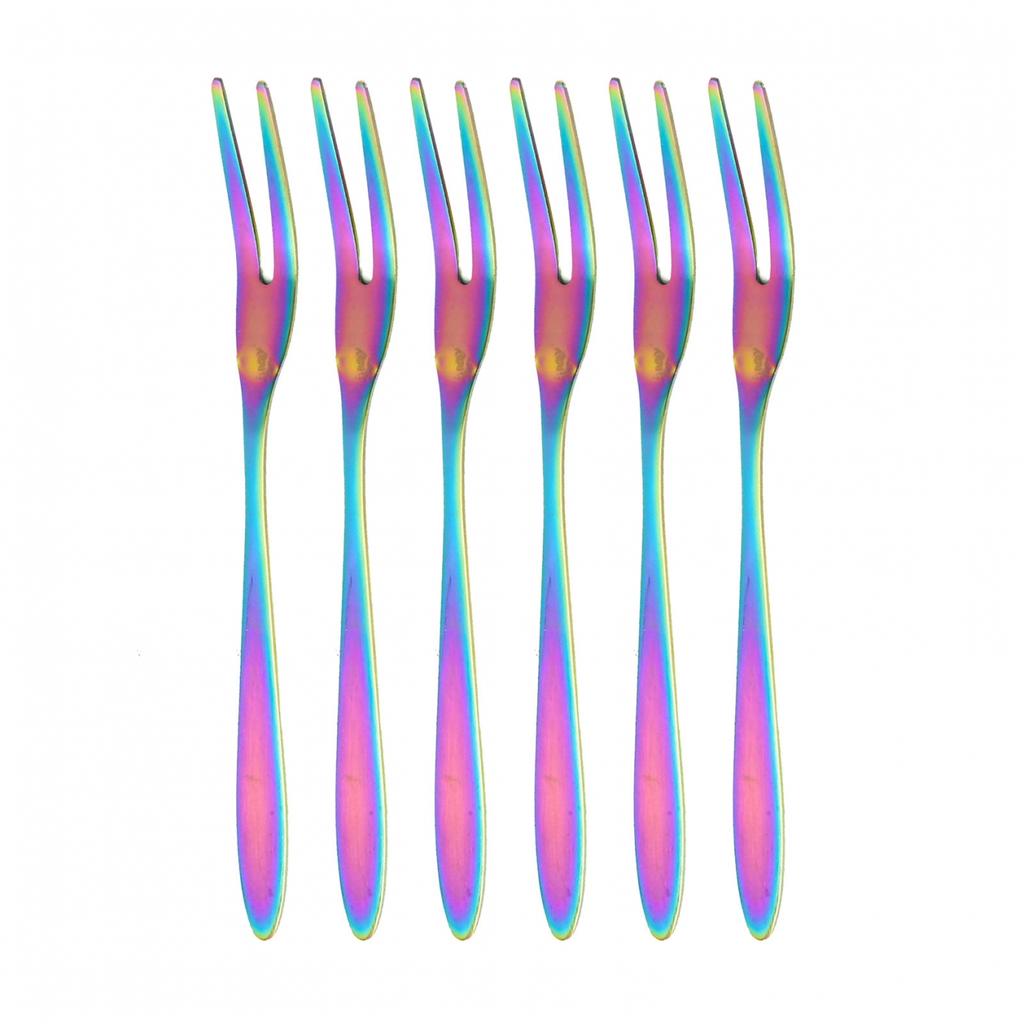 304 Stainless Steel Fruit Fork Mini Food Pick Brand New