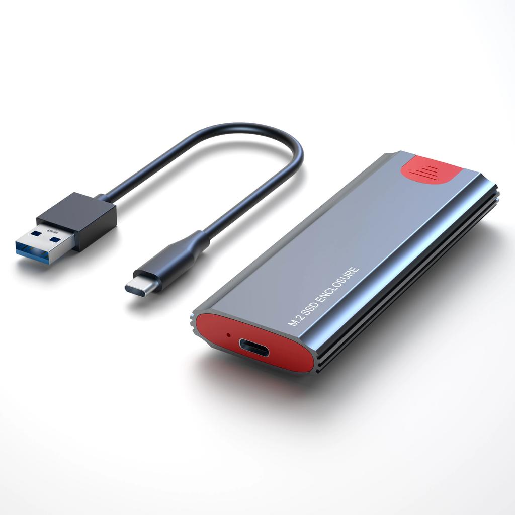Корпус для SSD 10 Гбит/с M2 NVMe SATA, бокс для SSD M.2 NVME NGFF к USB 3.1, кабель Type-A на Type-C для аксессуаров M.2 SSD для ПК