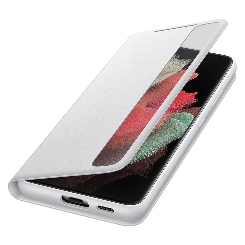 Samsung Оригинальный чехол для телефона Smart View для Samsung Galaxy S21 Ultra 5G Smart View, откидная крышка, интеллектуальный чехол для телефона