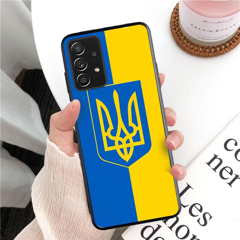 Чехол для телефона с паспортом и флагом Украины для Samsung Galaxy A35 A55 A54 A15 A25 A05s A05 A22 A24 A52 A33 A34 M34 M14 M54 M23