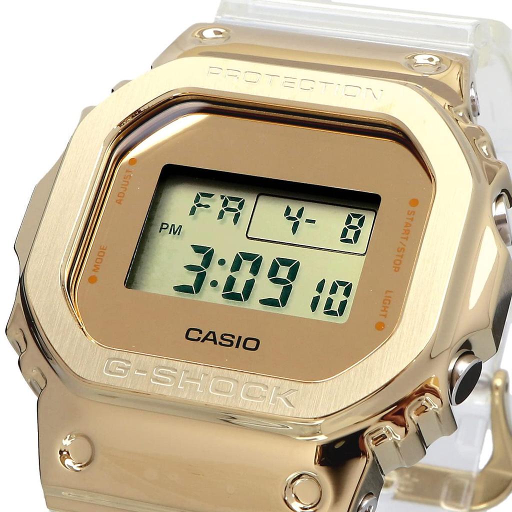 Часы CASIO с металлическим покрытием Gold x Clear Band Overseas Model [Casio] G-SHOCK GM-5600SG-9 Men's [Товар]