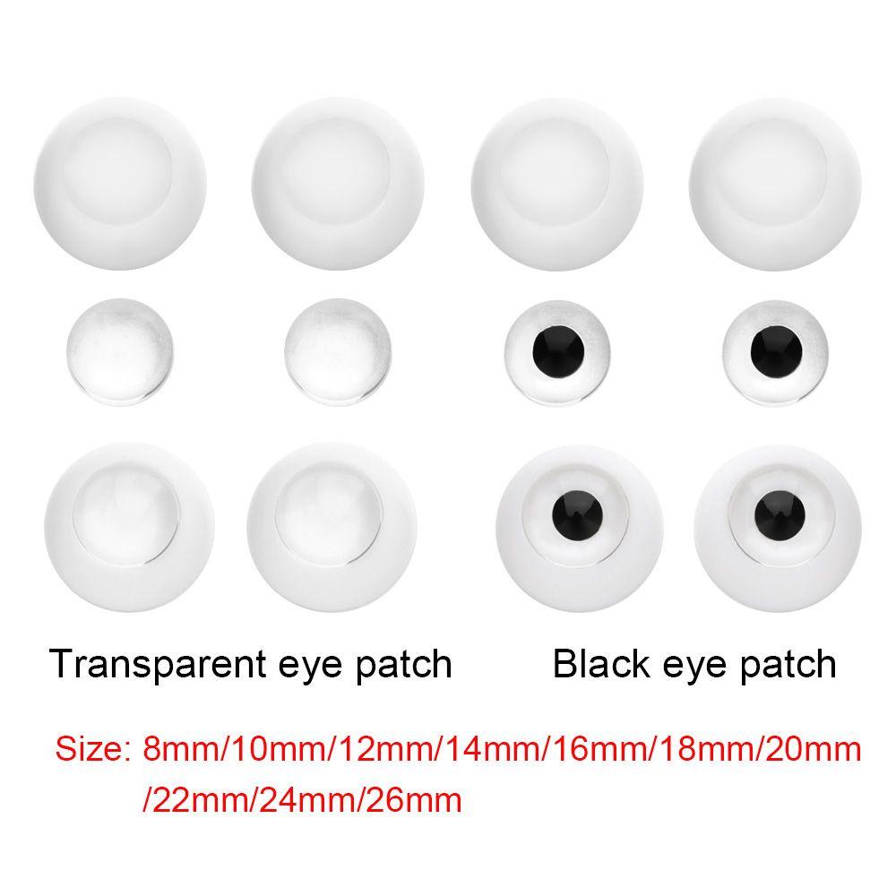 Quality Accessories DIY Eyeball Toy Acrylic Doll Eyes Transparent&Black Eye Patch Sticking Mud Clay