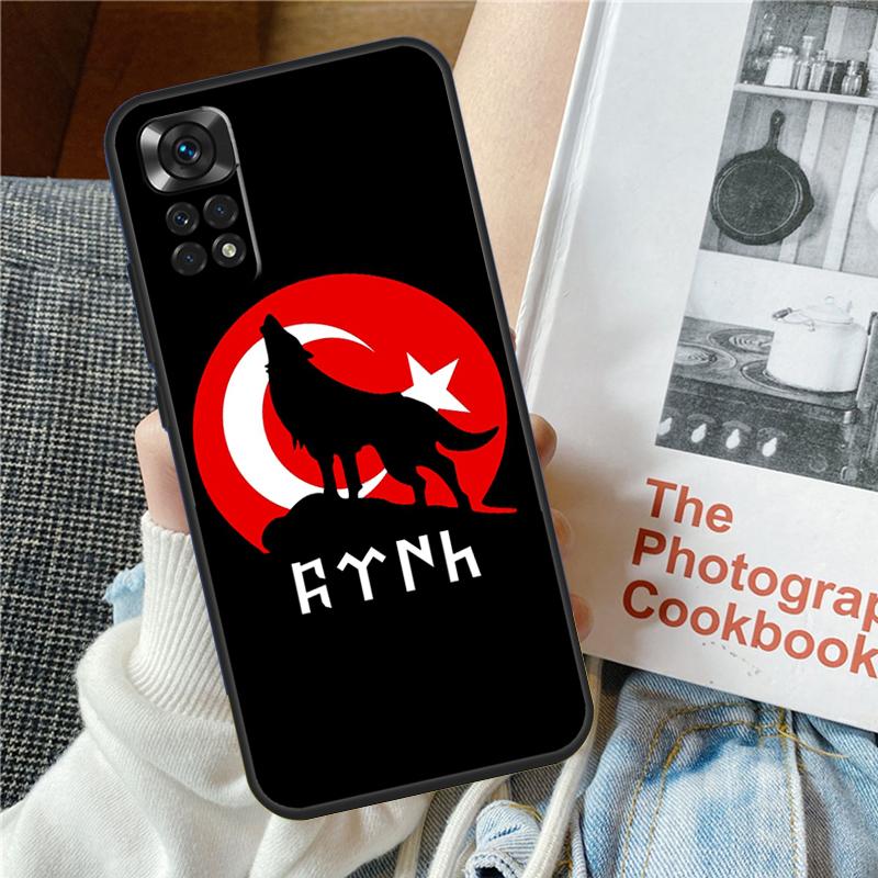 Турция Турецкий Флаг Чехол для Телефона Для Redmi Note 10 9 8 11 12 Pro 9S 10S 11S 12S Чехол Для Redmi 12 12C 9C 10C 13C