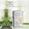 Zippo Name of the Rose Valentine's Day Personalized Kerosene Lighter