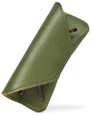 ENTRAMBI Очки Точиги Оригинал Сделано в и Зеленый Футляр, Кожа, Кожа, Стильные, Япония, Мужские Женские, Подарок,