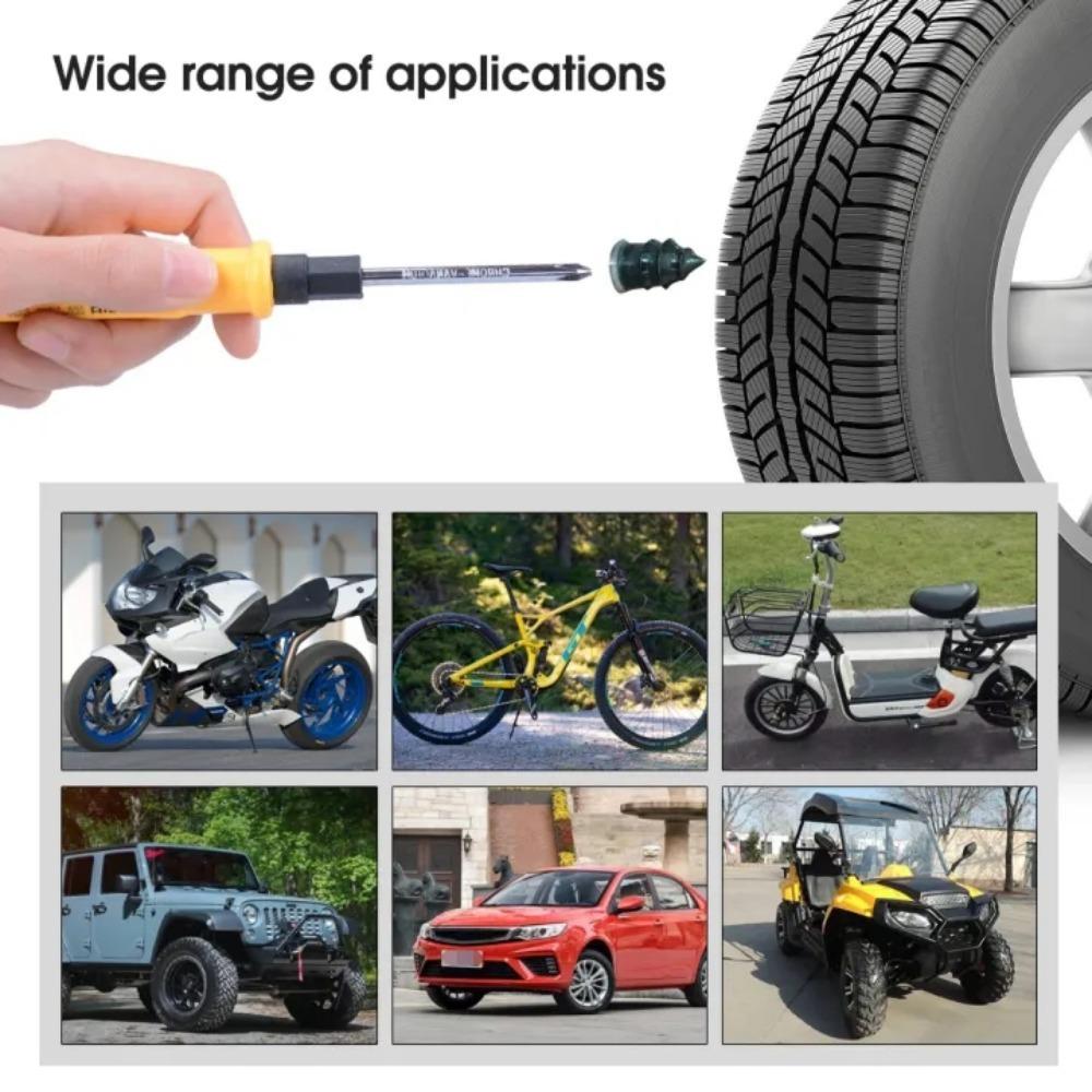 60/20Pc Rubber Nail Mushroom Shape Puncture Tire Repair Tools For Car Motorcycle Bike Truck Vacuum Type Repairing Accessories