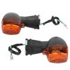 2pcs Motorcycle Turn Signal Light Yellow Light Fit for Kawasaki ZX900 Ninja ZX9R