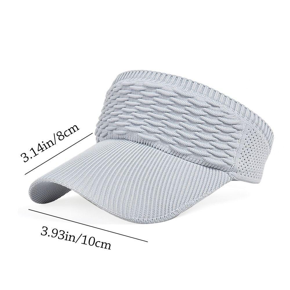 Anti-UV Sports Visor Caps Large Brim Baseball Cap Cool Sun Hats Summer Outdoor