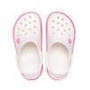 Crocs Обувь с отверстиями Повседневные и удобные Нескользящие и износостойкие Детские сандалии Белый Пудровый Детский стиль