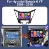 Для Hyundai Sonata 6 YF 2009 - 2015 Android 14 автомобильный радиоприемник мультимедиа видеоплеер GPS навигация AI Voice 4G CarPlay головное устройство