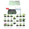 Автоматическая система полива с двойным насосом для комплекта для орошения 20 горшечных растений с 30-дневным программированием